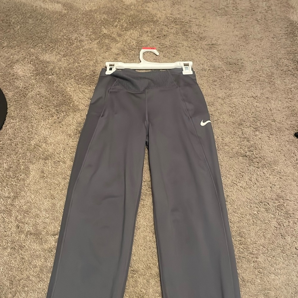 nike girls high waisted leggings